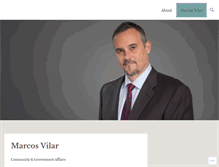 Tablet Screenshot of marcosvilar.com